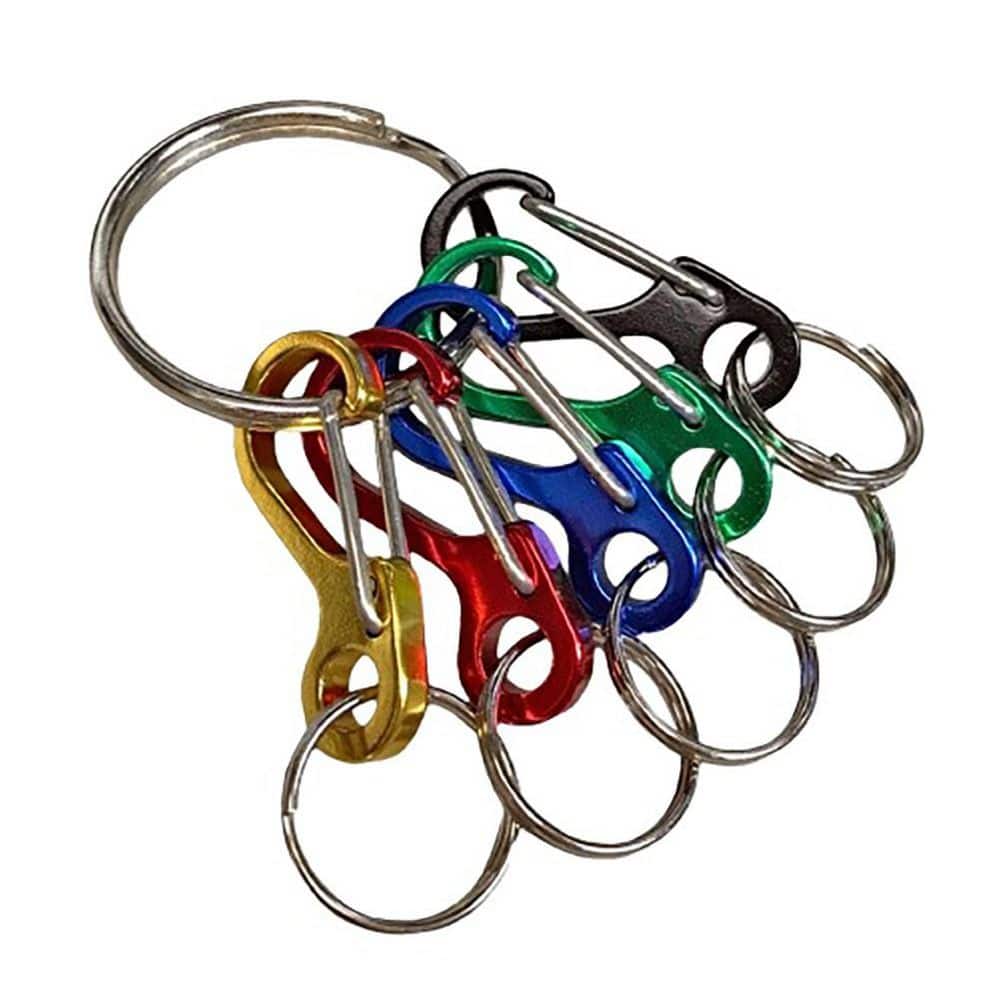 Lucky Line Products Mini ID Clips, Assorted, 25 per Jar 45925