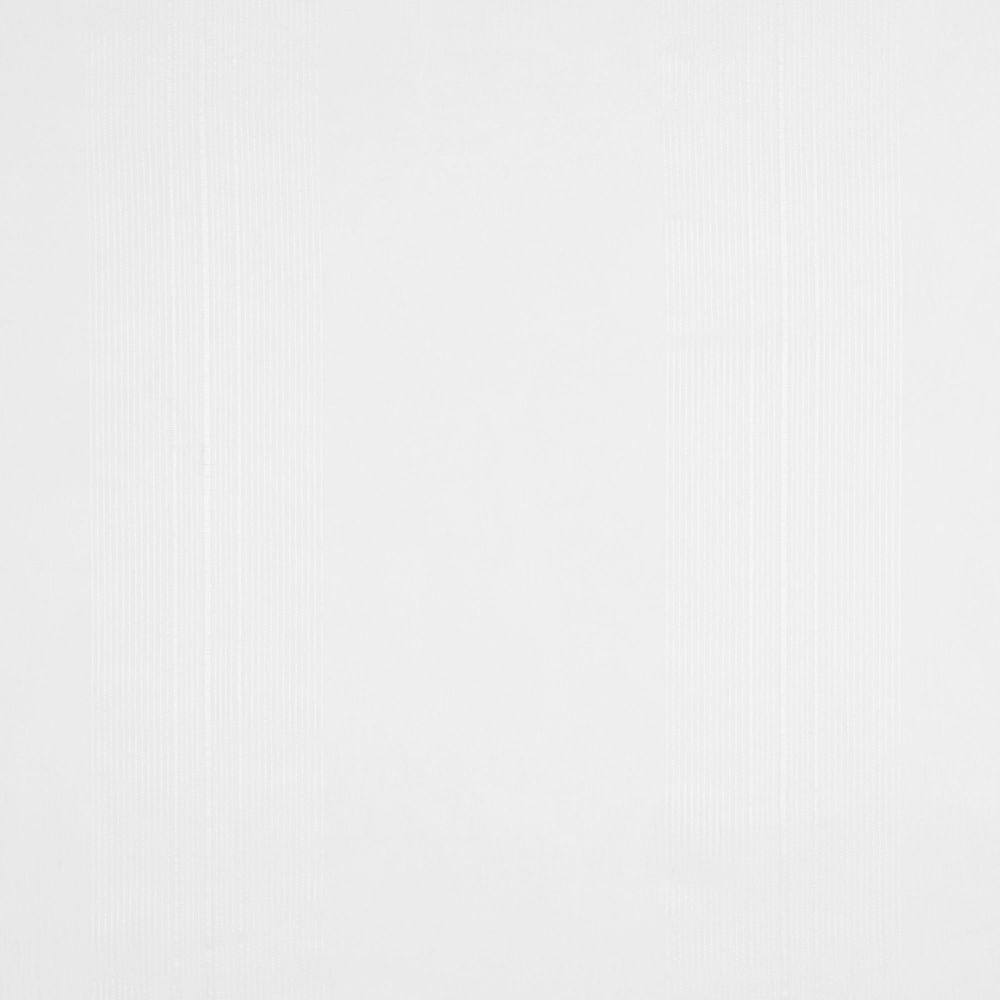 White Sheer Pleated Polyester Kitchen Window Curtain Panel