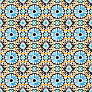 Moroccan Tiles Vinyl Strippable Wallpaper (Covers 54 sq. ft.)