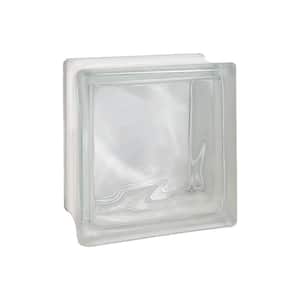 3 in. Thick Series 6 in. x 6 in. x 3 in. (10-Pack) Wave Pattern Glass Block (Actual 5.75 x 5.75 x 3.12 in. )