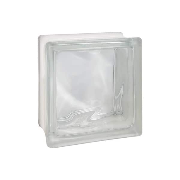 3 in. Thick Series 6 in. x 6 in. x 3 in. (10-Pack) Wave Pattern Glass Block (Actual 5.75 x 5.75 x 3.12 in.)