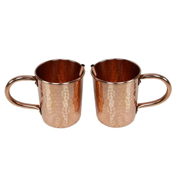 Hammered Copper Moscow Mule Mug 16oz with Brass Handle, The Original, Copper  Mug Co.