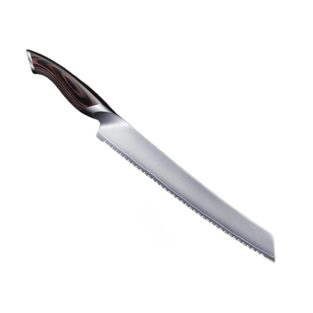 10 in. High Carbon Stainless Steel Serrated Edge Bread Knife Bread Slicer for Homemade Bread Kitchen Baking price history on PriceWatchPro