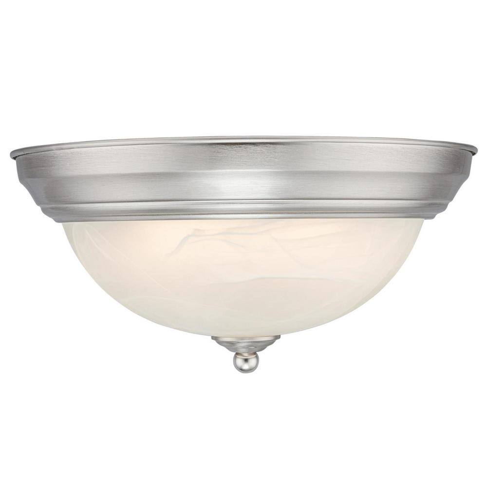 Brushed Nickel 11" LED Flush Mount Ceiling Light