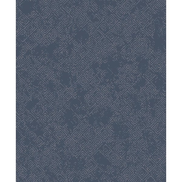 Advantage Thompson Navy Key Paper Strippable Roll (Covers 57.8 sq. ft.)