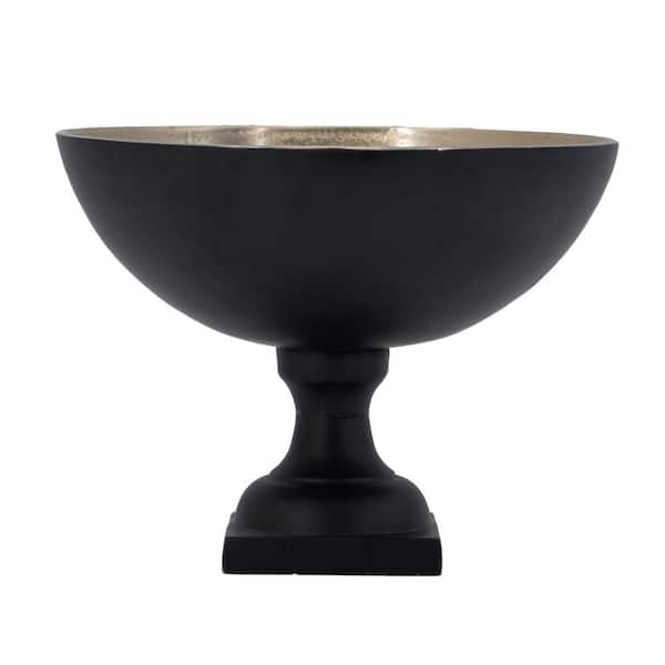 A & B Home Multi-Colored in Black/Gold Bowl
