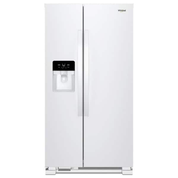 Whirlpool 21 cu. ft. Side by Side Refrigerator in White WRS331SDHW