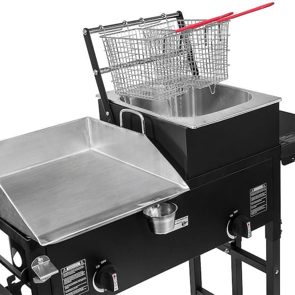 Griddle with deep fryer hotsell