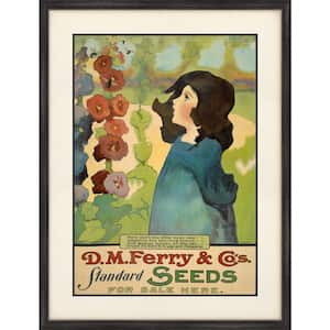 Ferry Seeds III Framed Giclee Vintage Art Print 20 in. x 26 in.