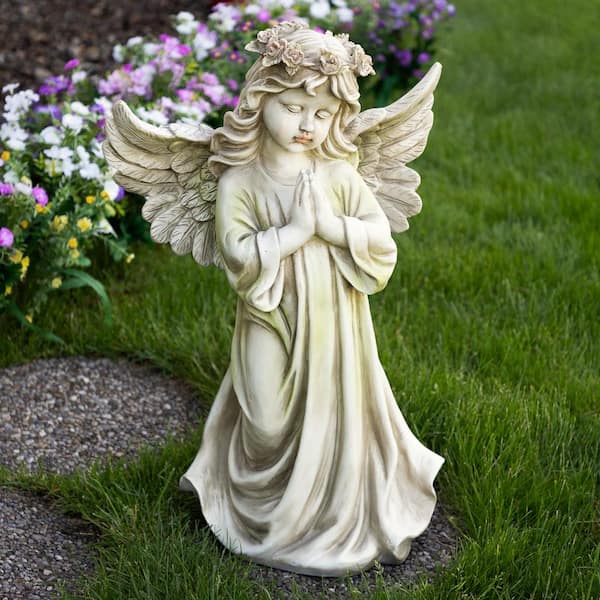Northlight 27 in. Angel Kneeling in Prayer Outdoor Patio Garden
