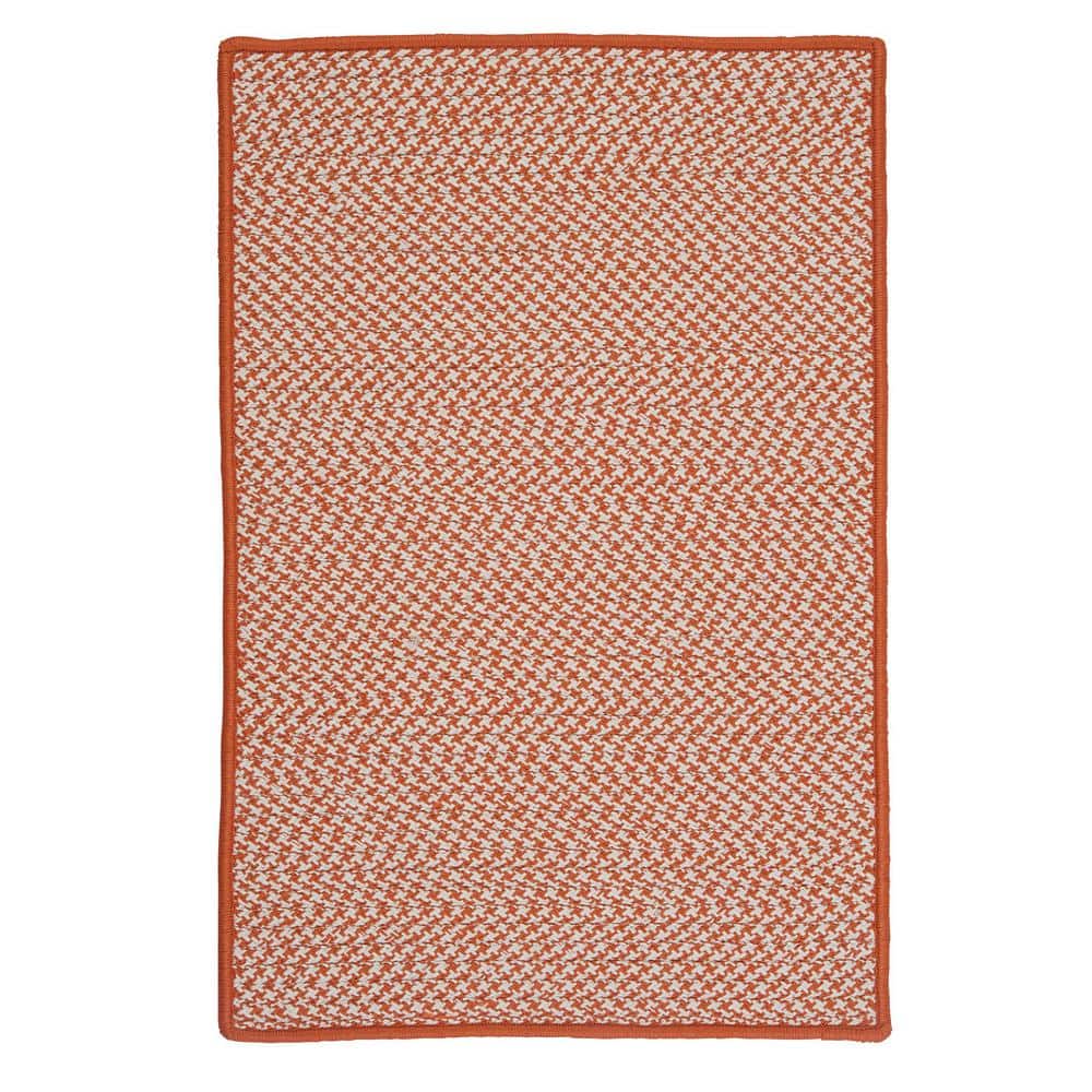 Home Decorators Collection Sadie Tangerine 12 ft. x 15 ft. Indoor/Outdoor  Patio Braided Area Rug OT19R144X180S The Home Depot