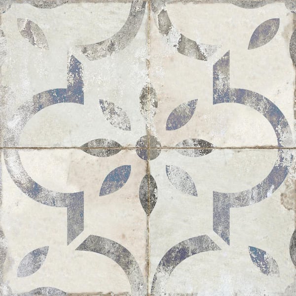 MI ALMA Grey and Blue R23 4 in. x 4 in. Vinyl Peel and Stick Tile (24 Tiles, 2.67 sq. ft./Pack)