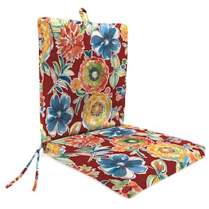 44 in. L x 21 in. W x 3.5 in. T Outdoor Chair Cushion in Colsen Berry