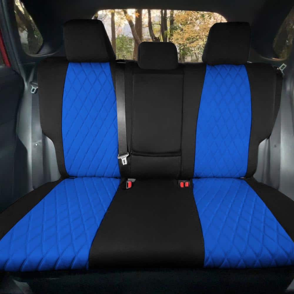 FH Group Neosupreme Custom Fit Seat Covers for 2019-2022 Toyota Rav4 LE to  XLE to Limited DMCM5011BLUE-REAR The Home Depot