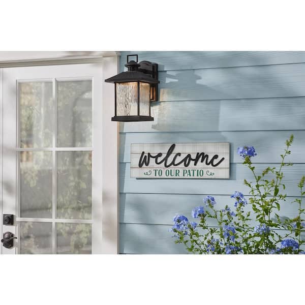 Hampton Bay Welcome to Our Patio MDF Sign