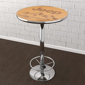 Jeep Sand Mountain Brown 42 in. Bar Table