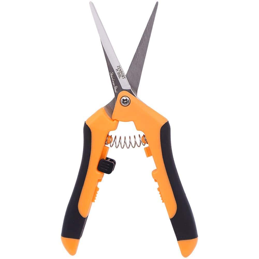 ZENPORT Hydroponic Long Microblade Pruner, Stainless Steel Blade