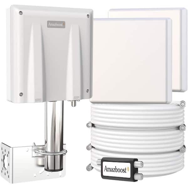 Cell Phone Signal Booster for Home Office, Up to 8,000 sq. ft. Amplifiers for All U.S. Carriers, FCC Approved