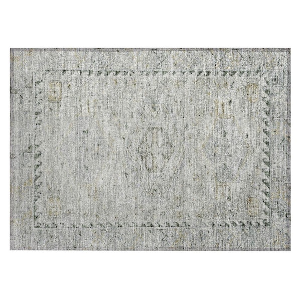 Chantille Machine Washable Indoor/Outdoor Abstract ACN2357 Taupe 2 ft. x 3 ft. Accent Rug