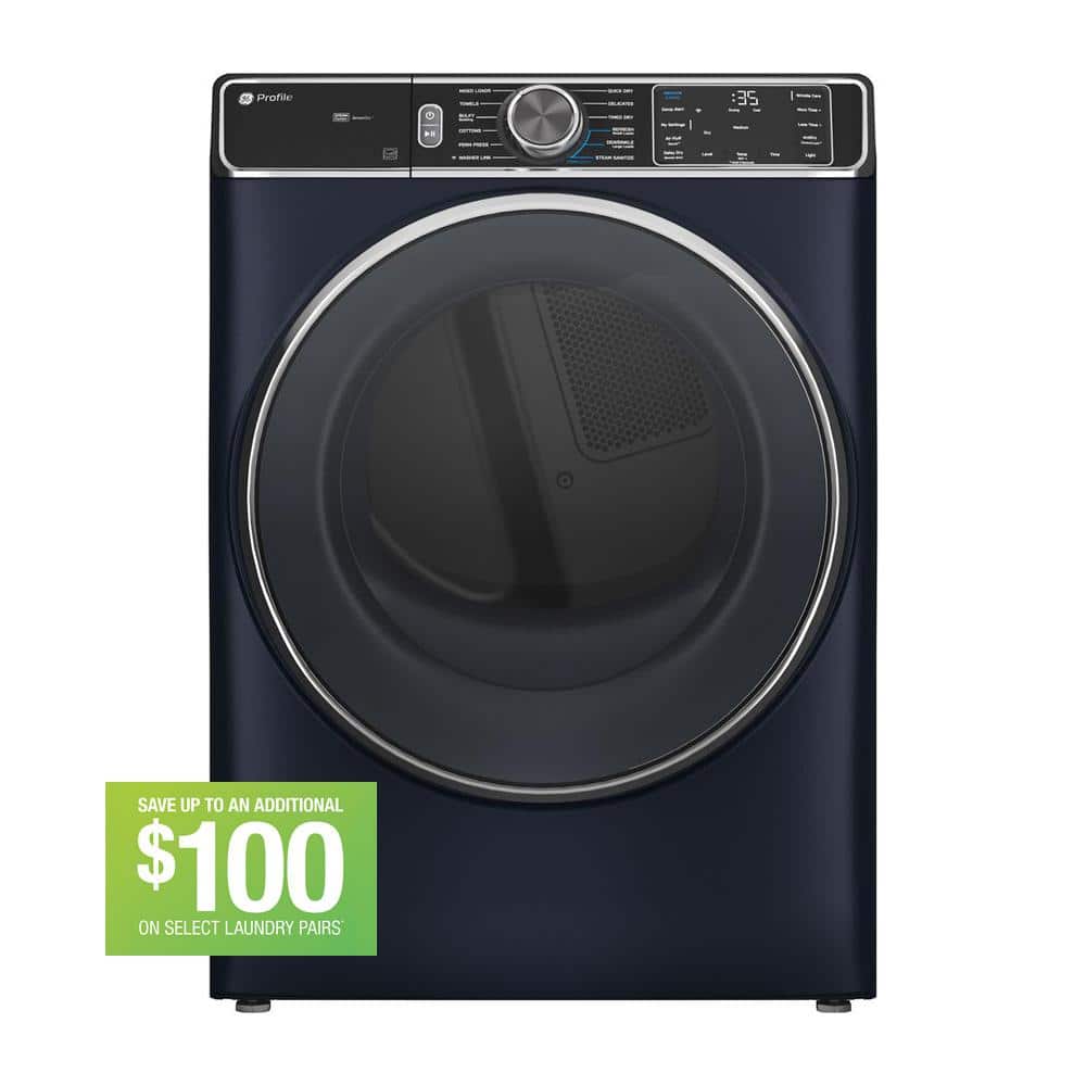 GE Profile 7.8 cu. ft. vented Electric Dryer in Sapphire Blue with
