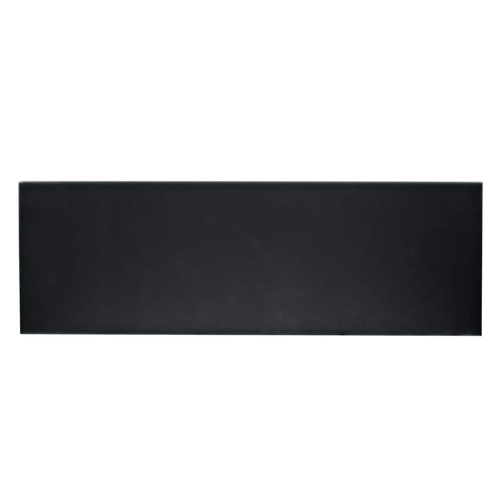 Restore Black 8 in. x 24 in. Glazed Ceramic Wall Tile (13.3 sq. ft./Case)