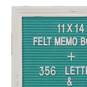 16.5 x 11.5 in Blue Magnetic Memo Board Decor 