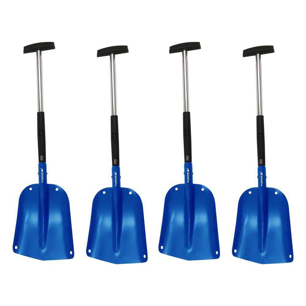 40 in. Ultra-Compact Telescopic Folding Snow Shovel (4-Pack)