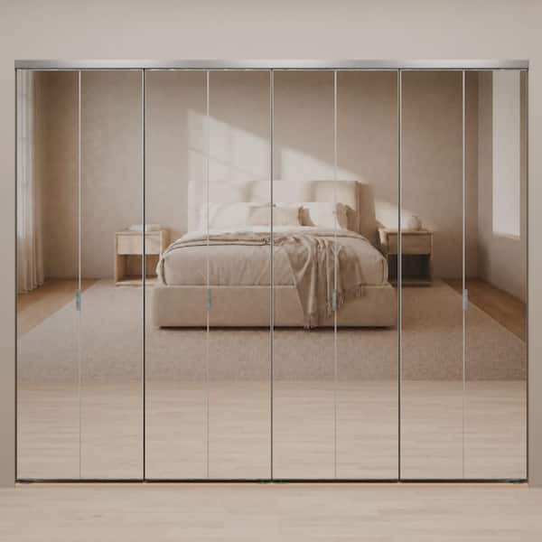 Impact Plus 102 in. x 80 in. Polished Edge Mirror Solid Core MDF