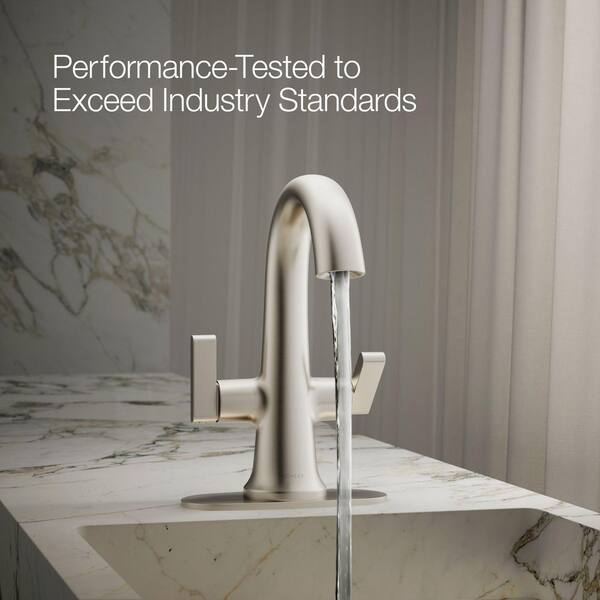 KOHLER Setra Single Hole 2-Handle Monoblock Bathroom Faucet in