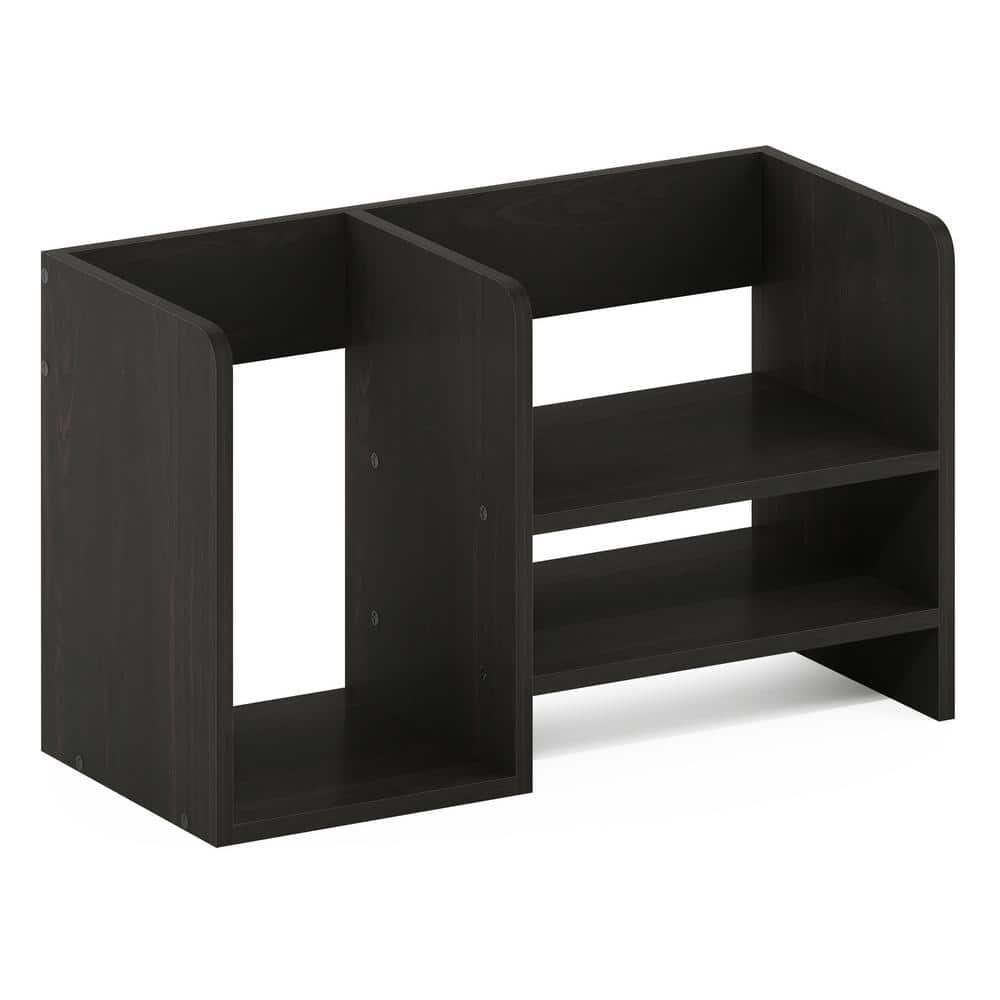 Furinno Hermite French Oak Desk Top Organizing Shelf Bookcase