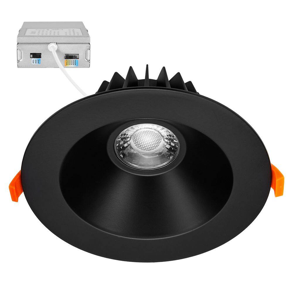6 in. Recessed Commercial Anti-Glare LED Downlight, Black Trim, Selectable Color Temperature/Wattage, up to 2300 Lumens price history on PriceWatchPro