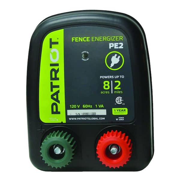 Patriot PE2 Fence Energizer 0.10 Joule 819957 The Home Depot