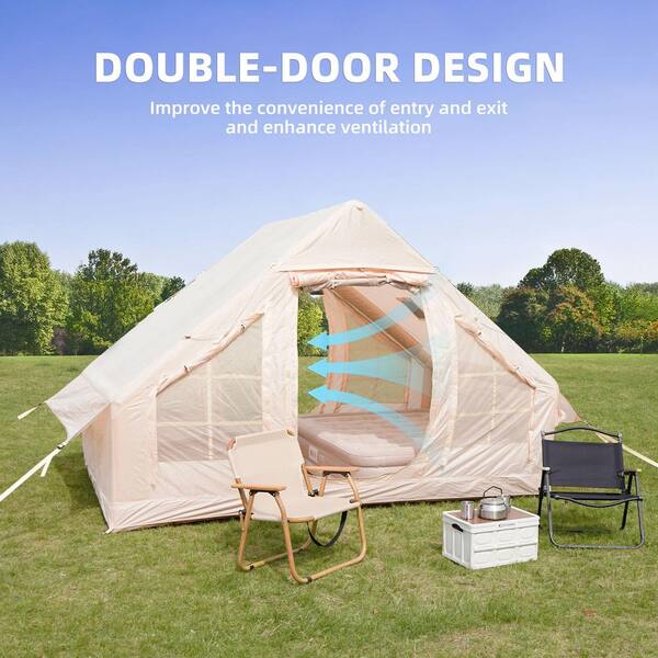 IMAGACFUN Inflatable Oxford Cloth Cabin Tent, Waterproof Windproof