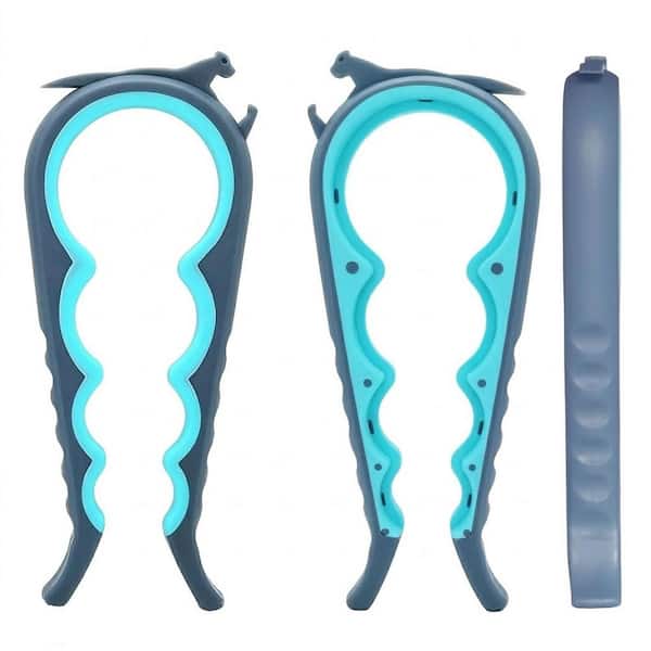 6 in 1 Jar Opener and Bottle Opener Can Opener with Non-Slip Grip for Weak Hands Seniors Arthritis Kitchen Tool