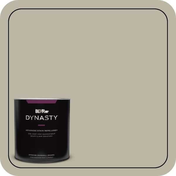BEHR DYNASTY 1 qt. #780D-4 Koala Bear Eggshell Enamel Interior Stain-Blocking Paint and Primer