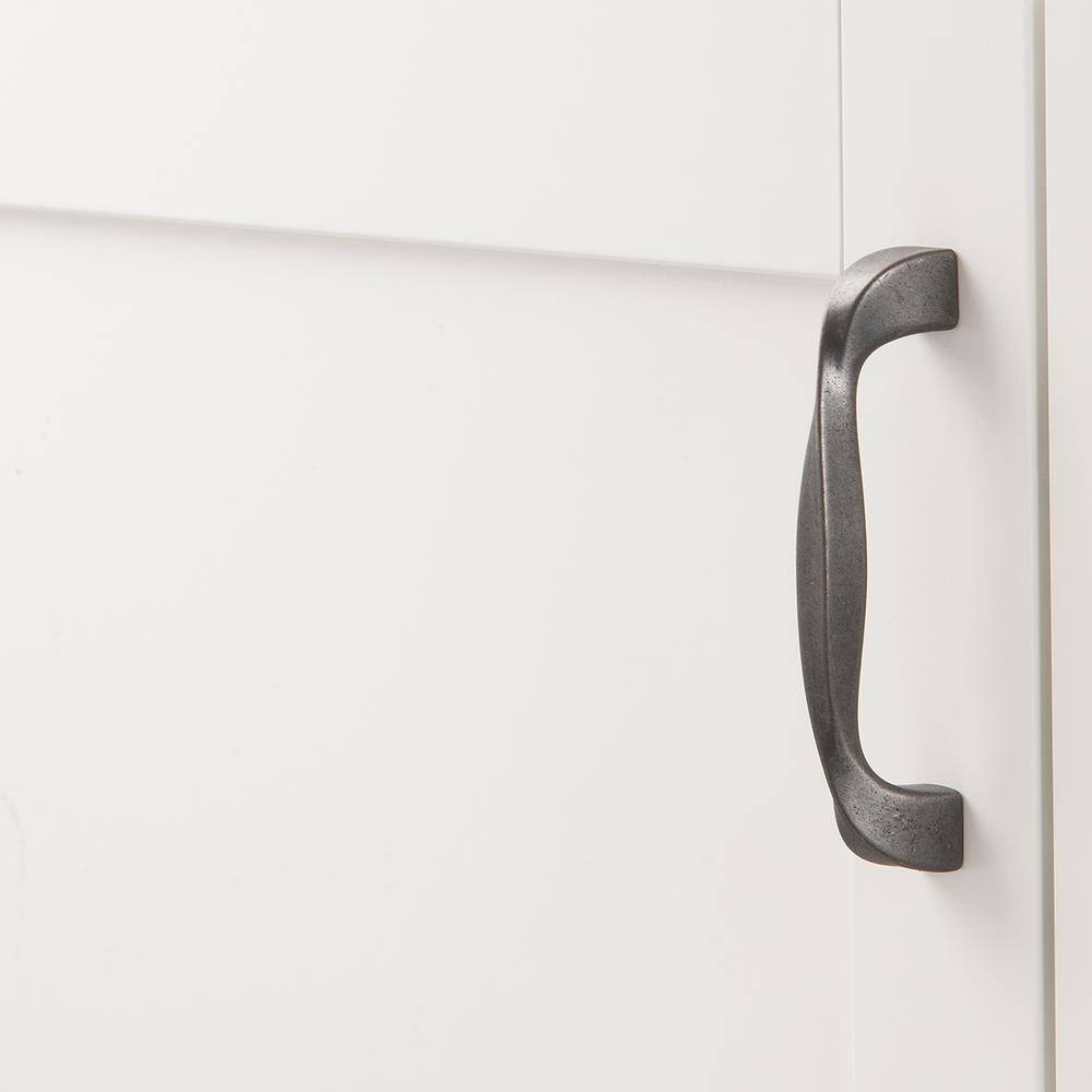 Black Iron 3-3/4 Inch Cabinet Pulls 10-Pack