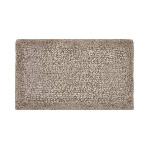 Better Trends Edge Collection 24 in. x 40 in. Brown 100% Cotton Rectangle Bath Rug