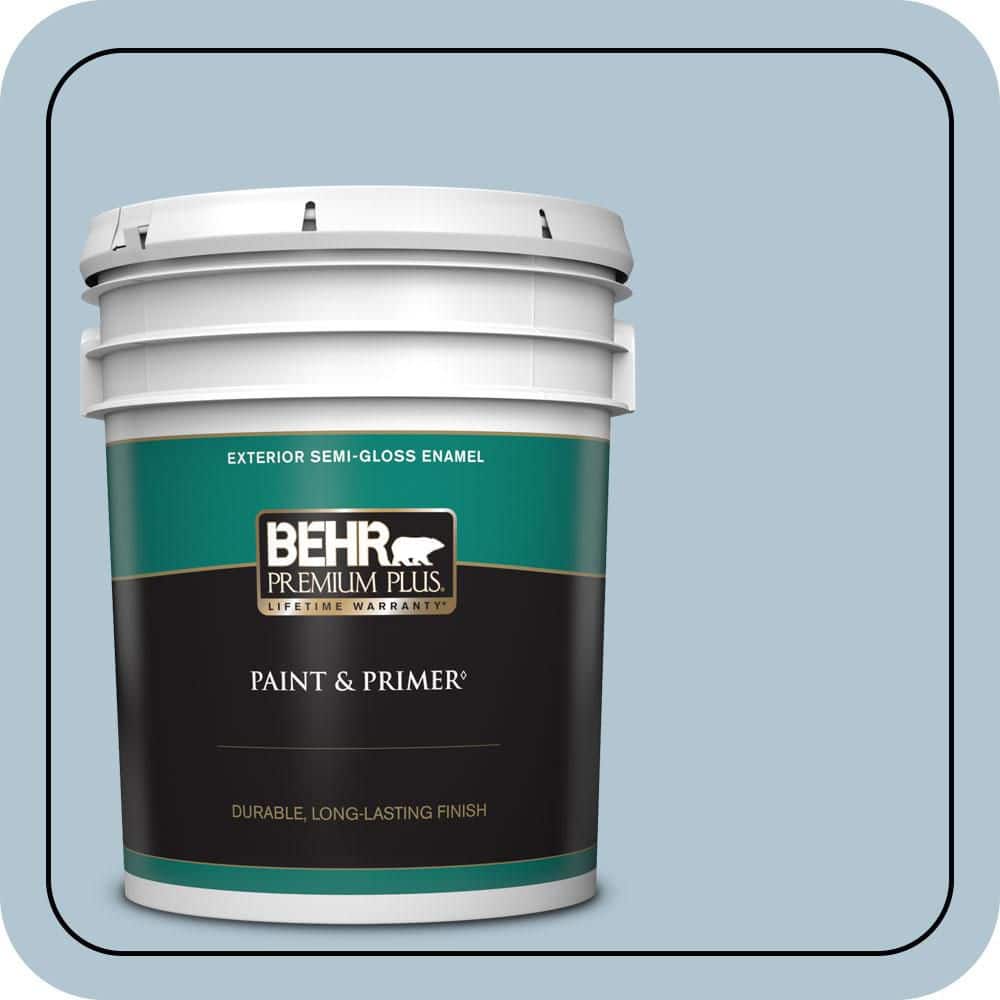 5 gal. #MQ5-50 Opal Waters Semi-Gloss Enamel Exterior Paint & Primer price history on PriceWatchPro