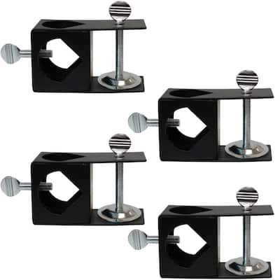 Deck Clamp for Outdoor Torches to Mount to Handrail (4-Pack)