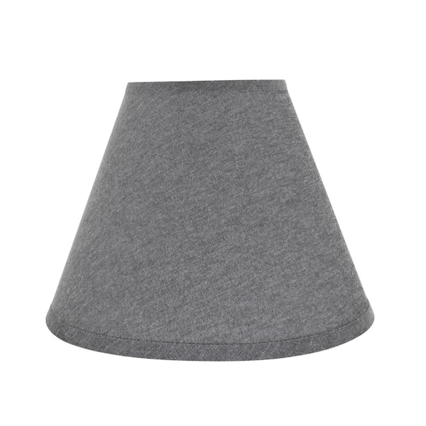 Aspen Creative Corporation 14 in. x 11 in. Grey Hardback Empire Lamp Shade