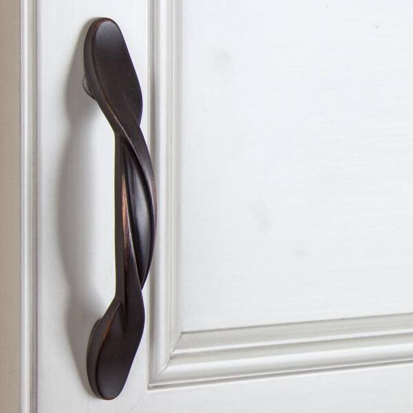 Gliderite 3 In Center To Oil Rubbed Bronze Twisted Cabinet Pulls 10 Pack 87340 Orb Oil Rubbed Bronze Twisted Cabinet Pulls, Rubbed Bronze Kitchen Cabinet Pulls