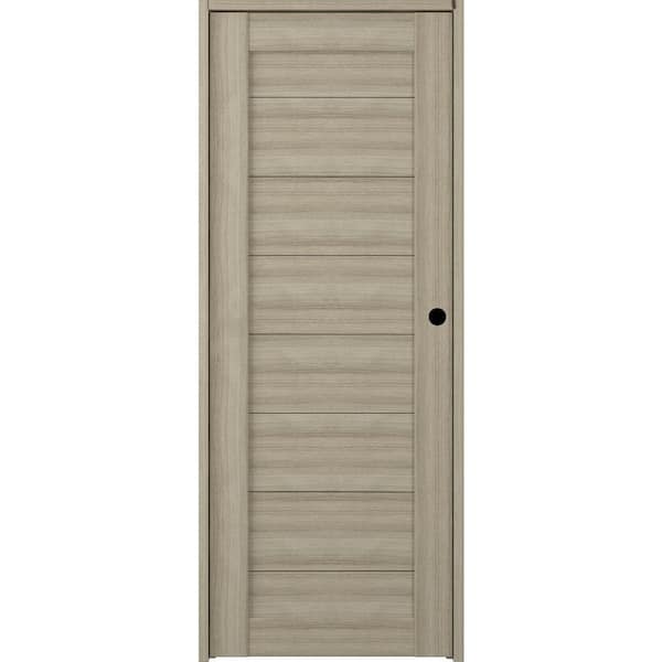 Belldinni Ermi 31,75 in. x 83,25 in. Right-Hand Shambor Composite Wood Single Prehung Interior Door