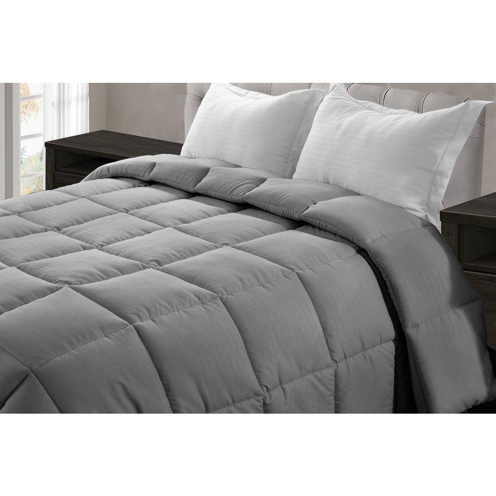 Home Dynamix Jill Dark Gray Solid Queen 