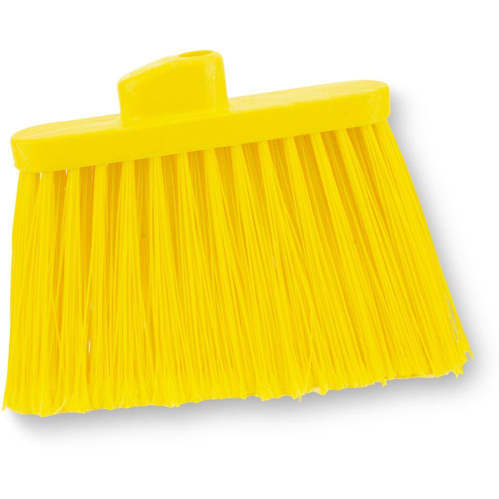 Sparta 12 in. Yellow Polypropylene Flagged Upright Broom Head (12Pack