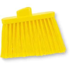 Sparta 12 in. Yellow Polypropylene Flagged Upright Broom Head (12-Pack)