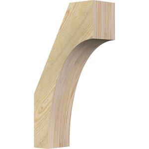 4''W x 10''D x 18''H Westlake Rough Sawn Knee Brace, Douglas Fir