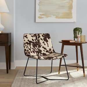 Oakburne Cow Print Upholstered Accent Chair