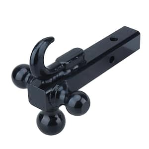 Triple Ball Trailer Hitch Mount with Hook