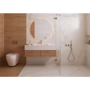 Calacatta Ouro (Beige) Polished 24 in. x 48 in. Glazed Porcelain Floor and Wall Tile (15.50 sq. ft./Case)