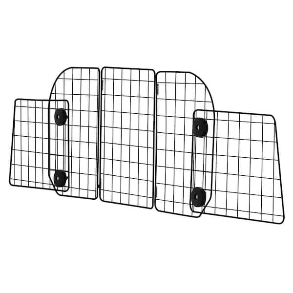 Dog Car Barrier, Adjustable Car Divider for Trunk Cargo Area, Universal-Fit Back Seat Wire Mesh barrier, Furniture Cover